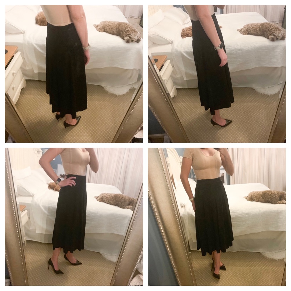 Alice+Olivia 100% Leather Midi Skirt